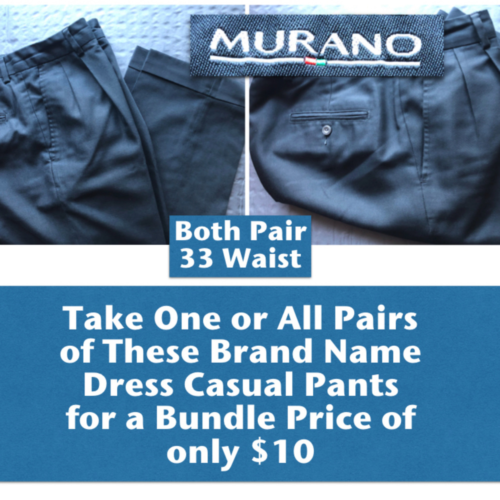 A Bundle of Great Casual Dress Pants